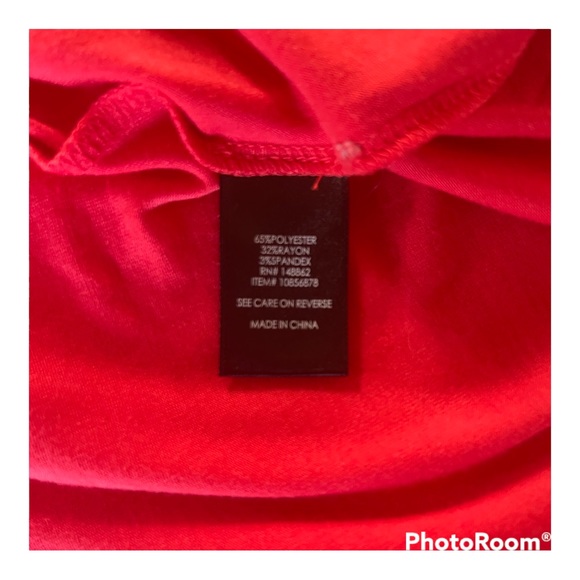 PRETTY RED TORRID DRAWSTRING FRONT A-LINE DRESS - Picture 9 of 10